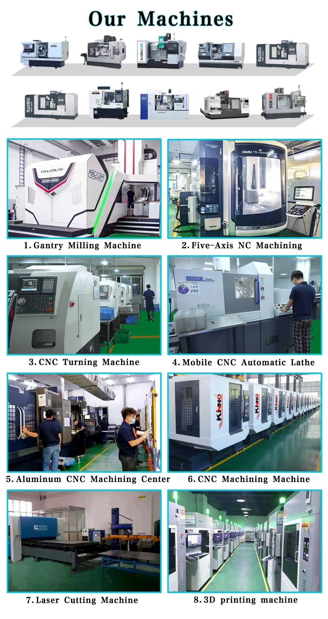 CNC Grinding Auto Lathe Silicone Molding Aluminum Parts Rubber Molding High Precision